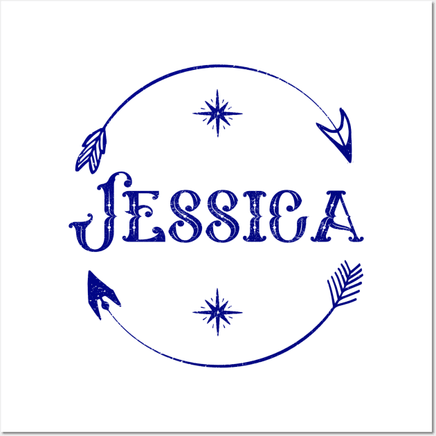 Name Jessica Wall Art by AllWellia